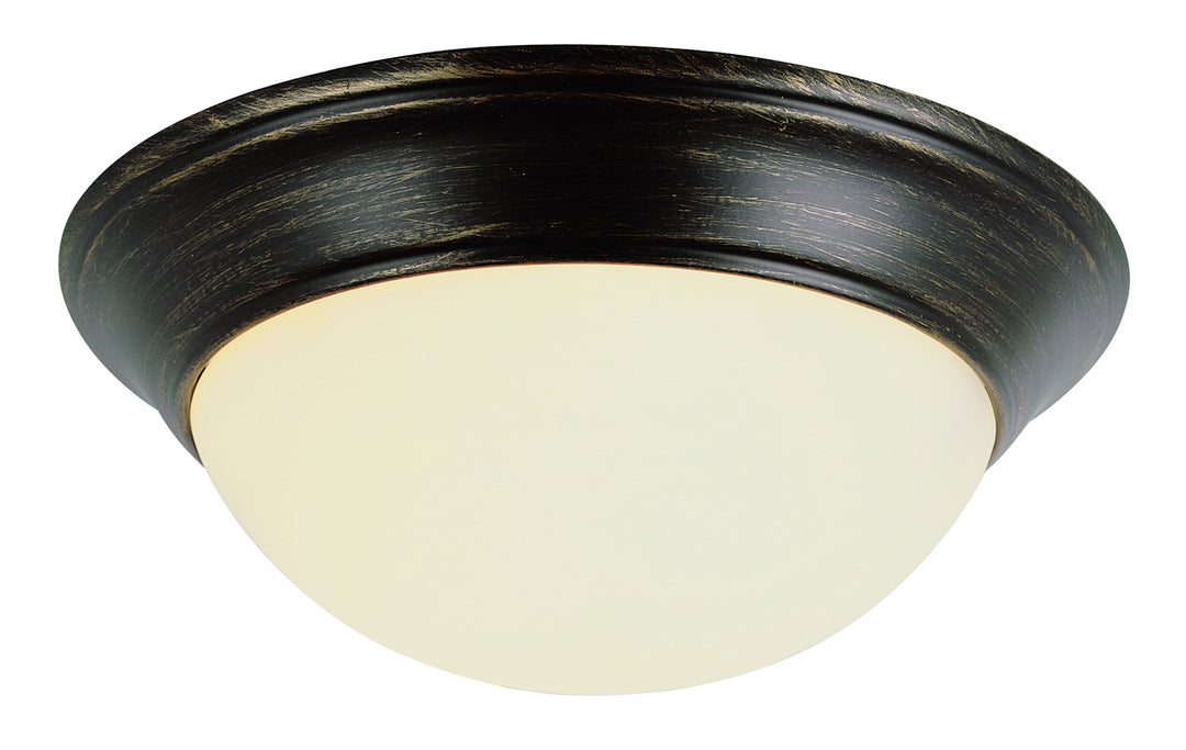 Athena Three Light Flushmount in Rubbed Oil Bronze - available from The Lighting Shoppe, trusted by Canadian homeowners