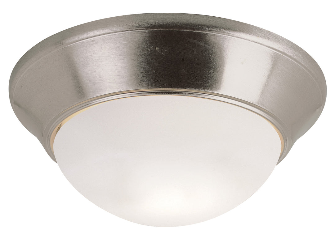 Bolton Two Light Flushmount in Brushed Nickel - available from The Lighting Shoppe, trusted by Canadian homeowners