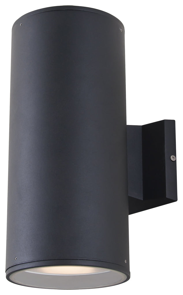 Summerside Outdoor Two Light Outdoor Wall Sconce in Black - available from The Lighting Shoppe, trusted by Canadian homeowners