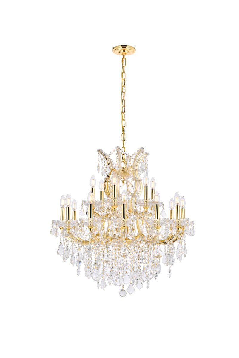 Maria Theresa 19 light Chandelier in Gold - available from The Lighting Shoppe, trusted by Canadian homeowners