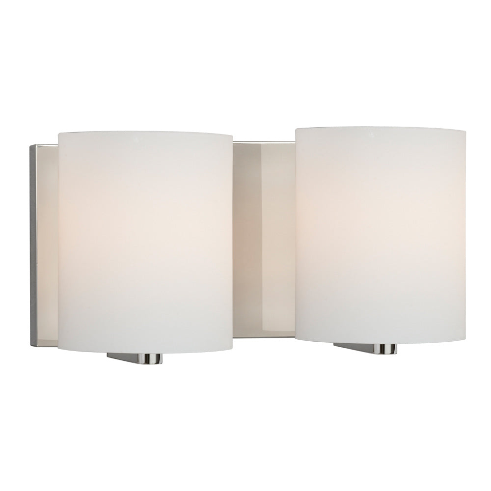 Vanity Two Light Vanity in Chrome - available from The Lighting Shoppe, trusted by Canadian homeowners