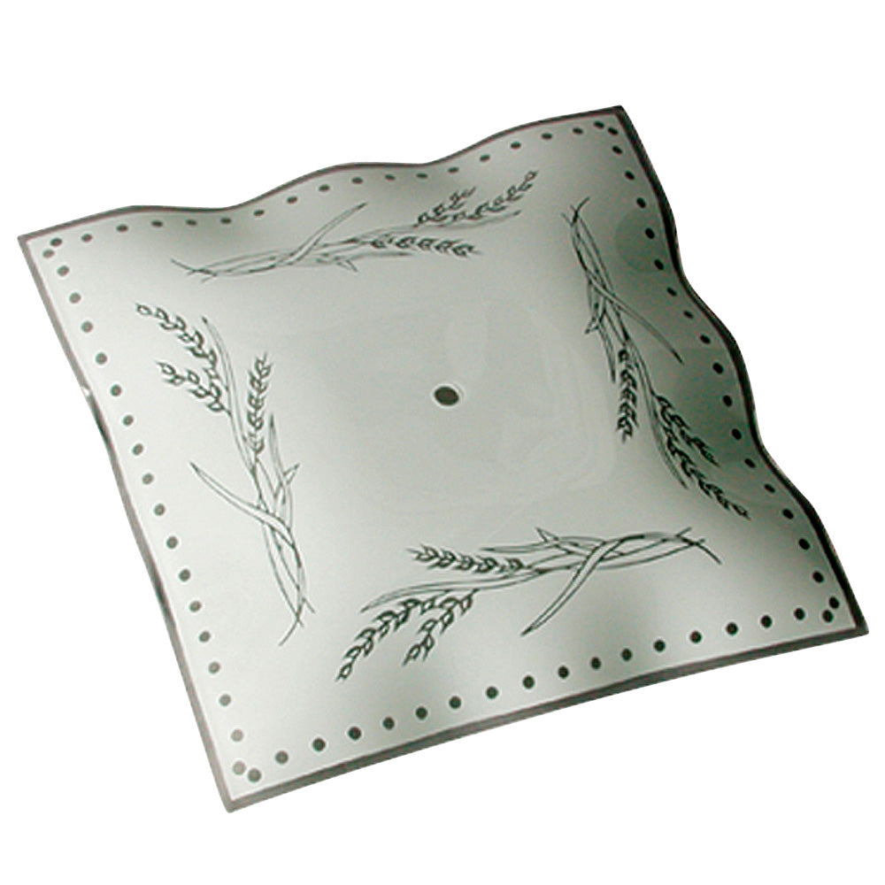 Bulk Holder & Glass Pack Square Bedroom Glass in White - available from The Lighting Shoppe, trusted by Canadian homeowners