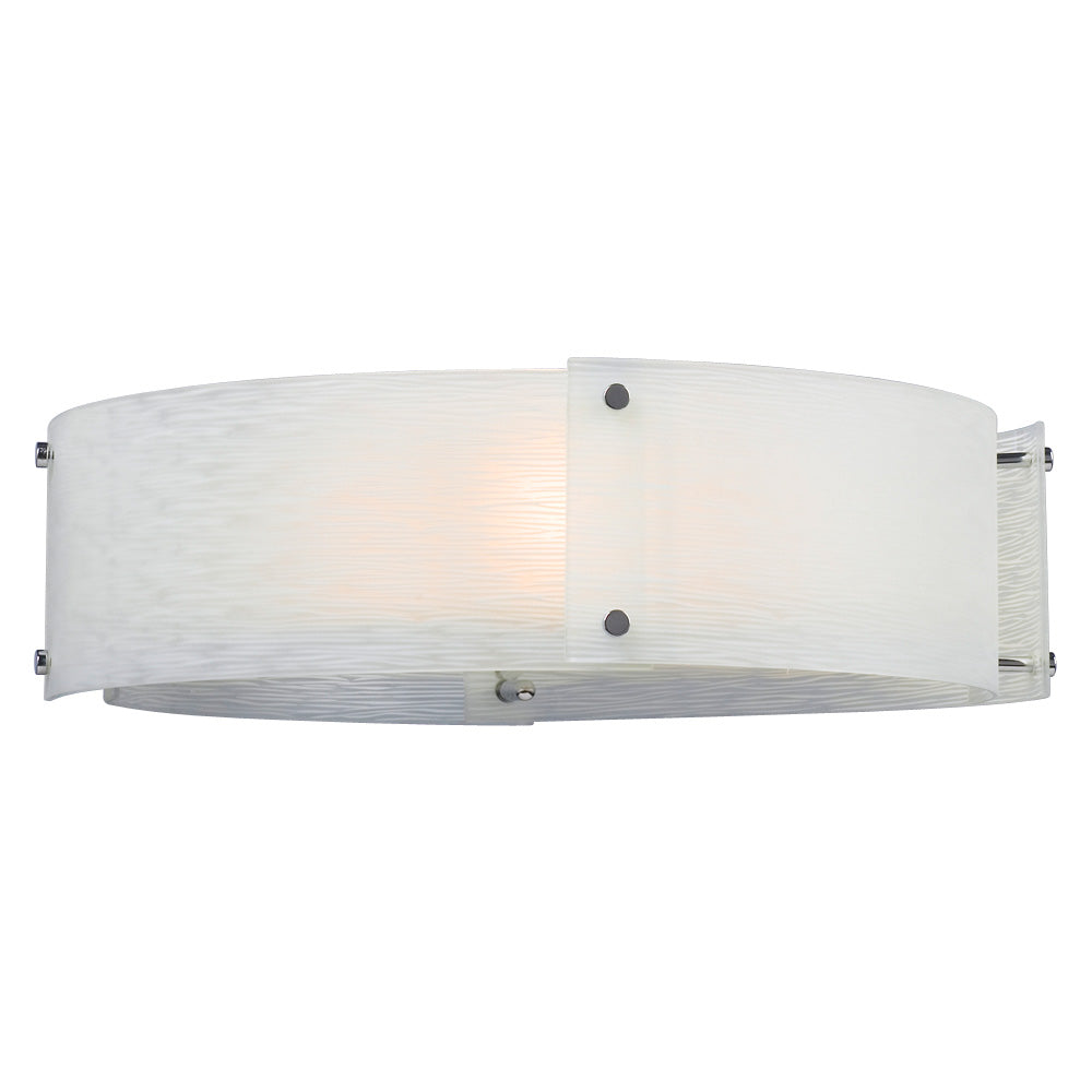 Ceiling Fixture Three Light Flush Mount in Chrome - available from The Lighting Shoppe, trusted by Canadian homeowners