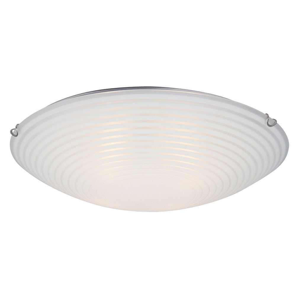 Ceiling Fixture Four Light Flush Mount in Chrome - available from The Lighting Shoppe, trusted by Canadian homeowners