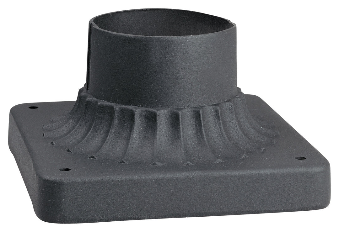 Pier Mount in Black - available from The Lighting Shoppe, trusted by Canadian homeowners