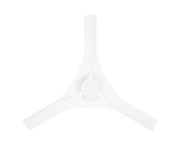 MAUI 48" Matte White LED DC Motor Smart Ceiling Fan