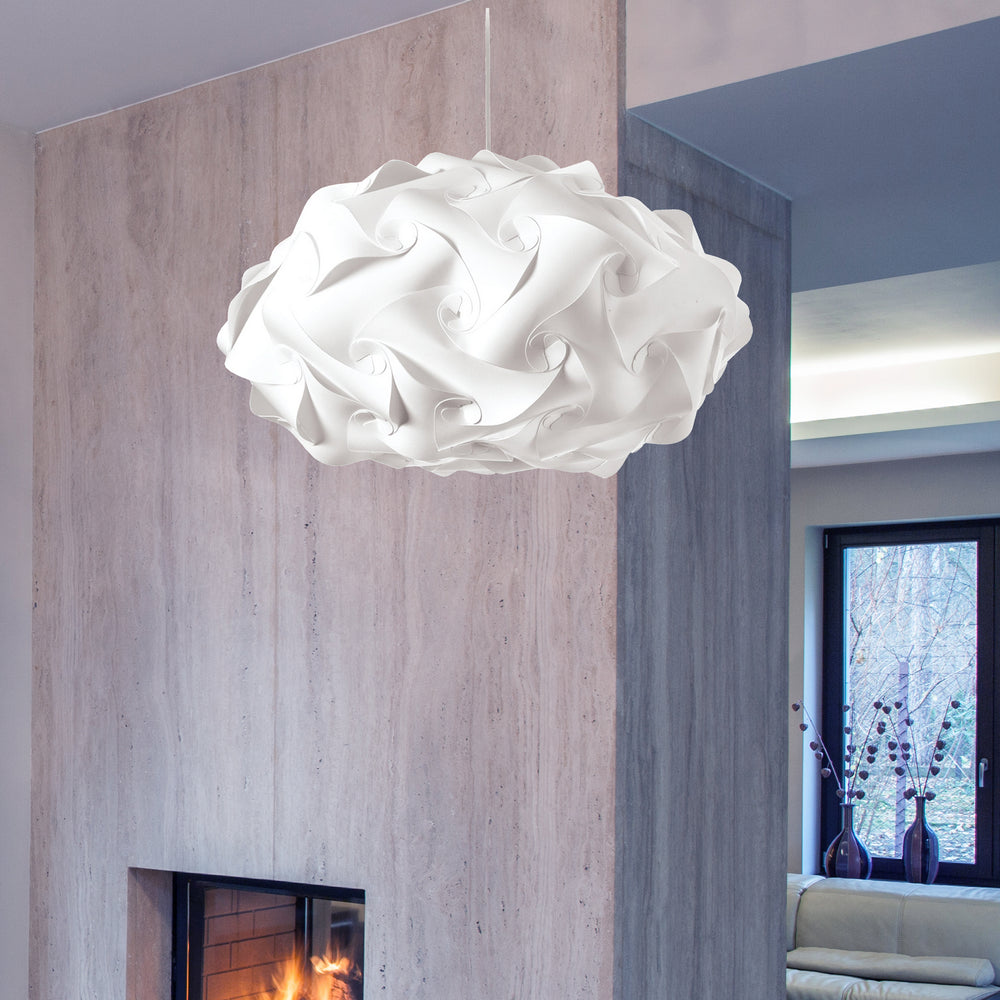Dainolite Canada - DBL-FLT-790 - Three Light Pendant - Globus - White
