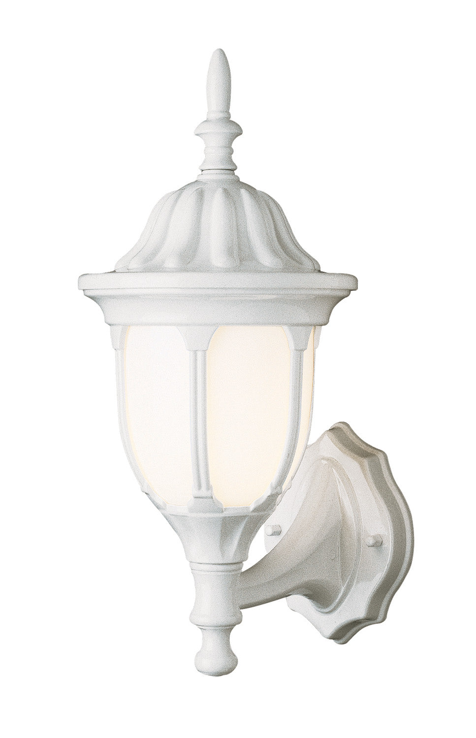 Hamilton One Light Wall Lantern in White - available from The Lighting Shoppe, trusted by Canadian homeowners