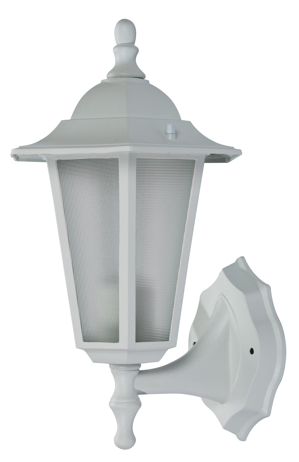 Alexander One Light Wall Lantern in White - available from The Lighting Shoppe, trusted by Canadian homeowners