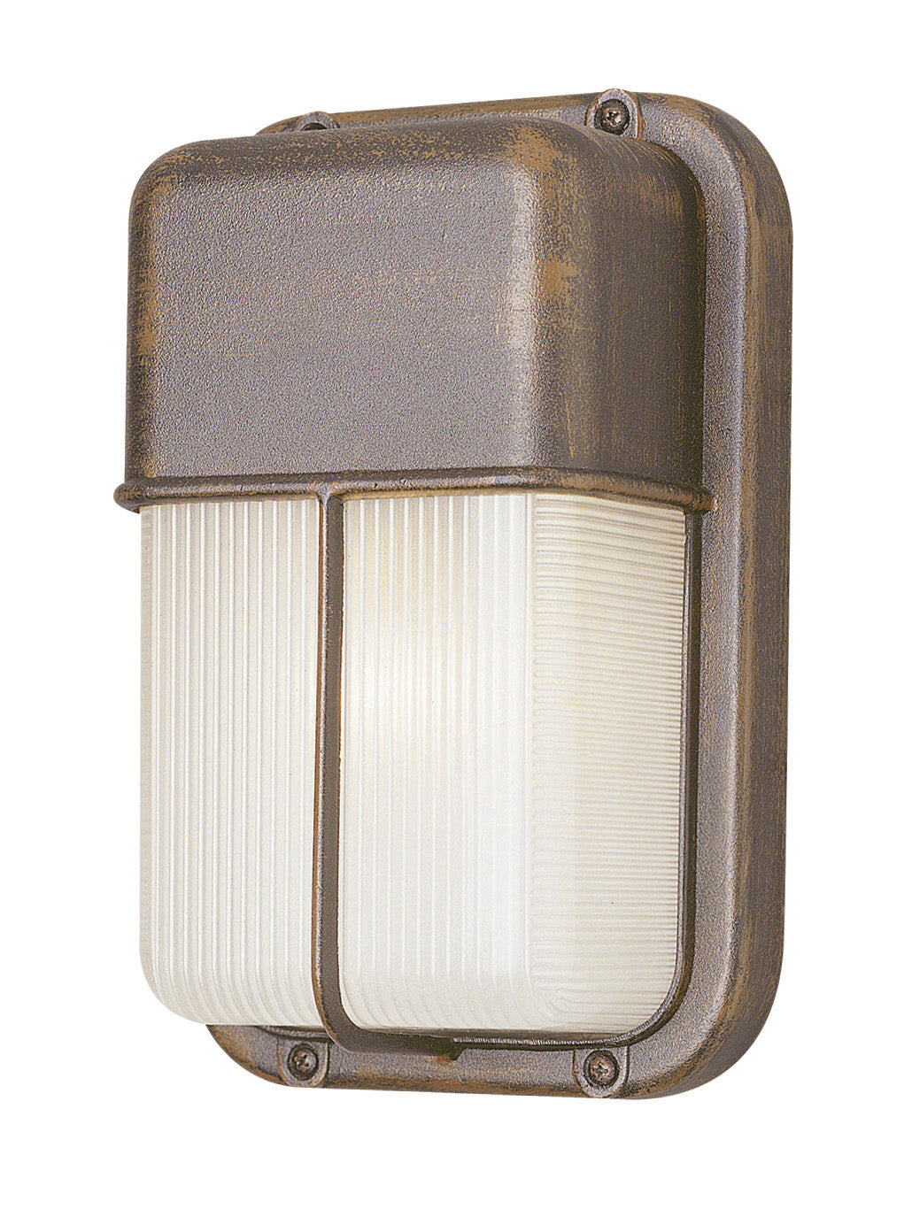 Well One Light Bulkhead in Rust - available from The Lighting Shoppe, trusted by Canadian homeowners