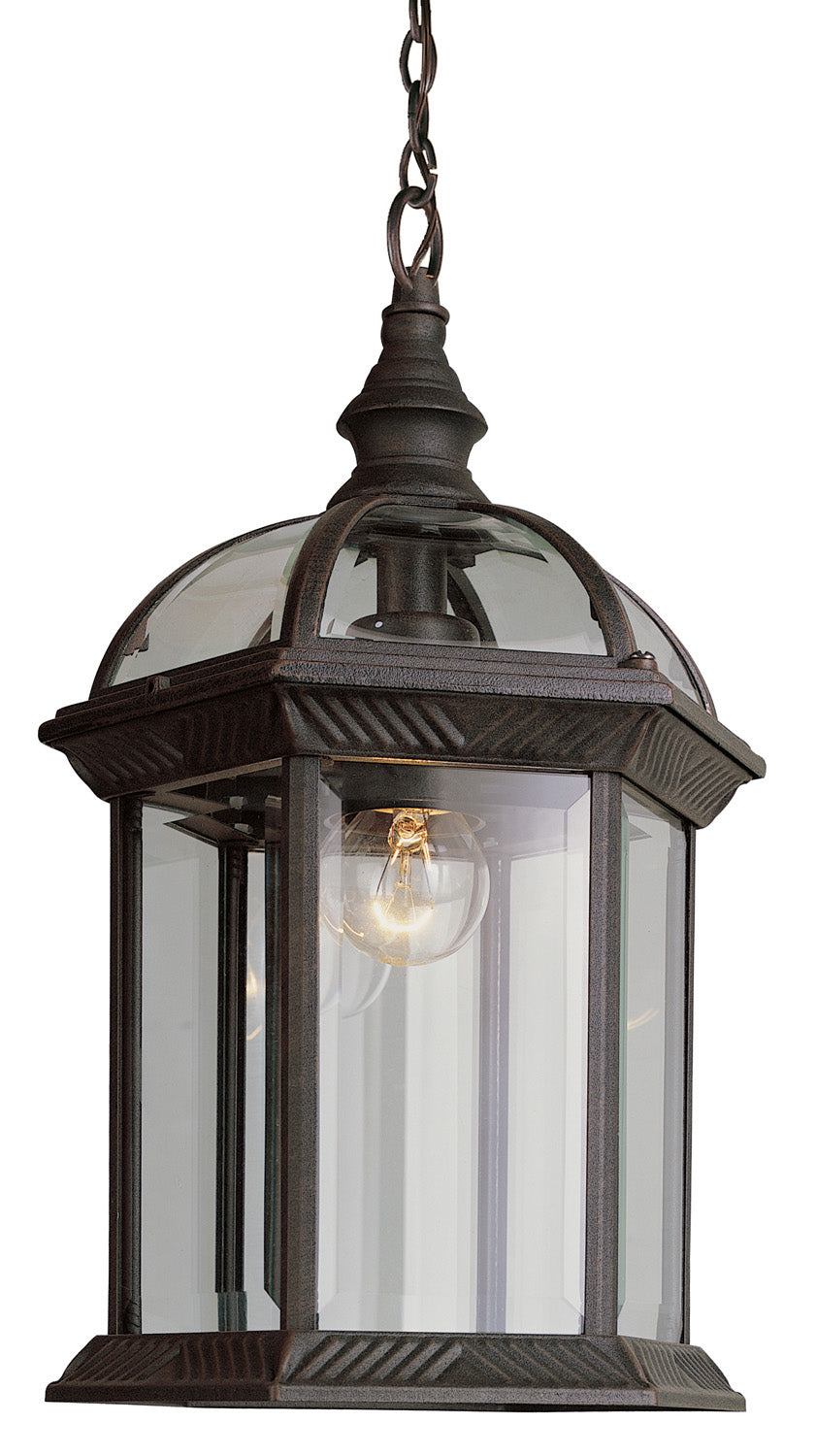 Wentworth One Light Hanging Lantern in Black - available from The Lighting Shoppe, trusted by Canadian homeowners