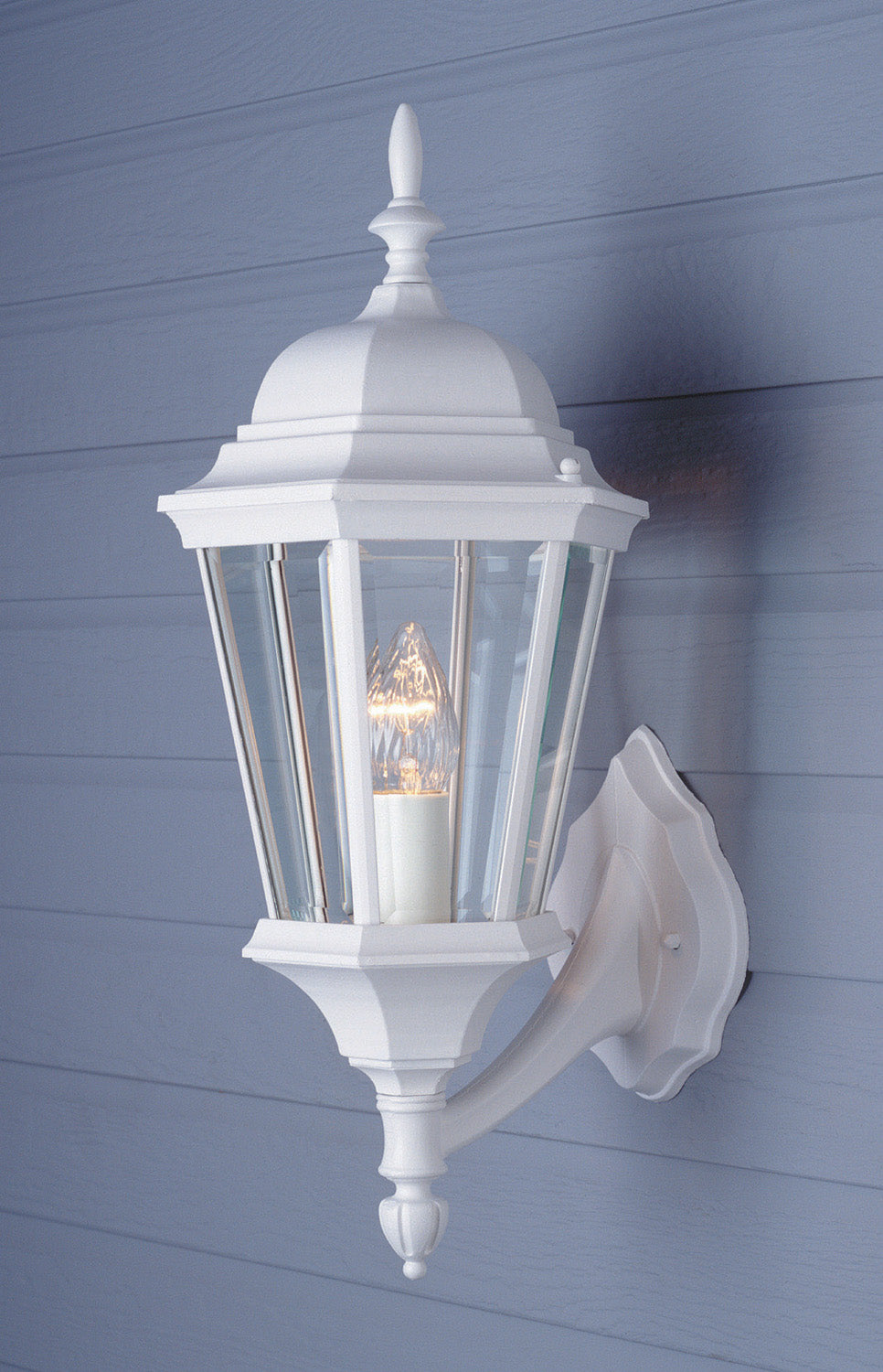 San Rafael One Light Wall Lantern in White - available from The Lighting Shoppe, trusted by Canadian homeowners