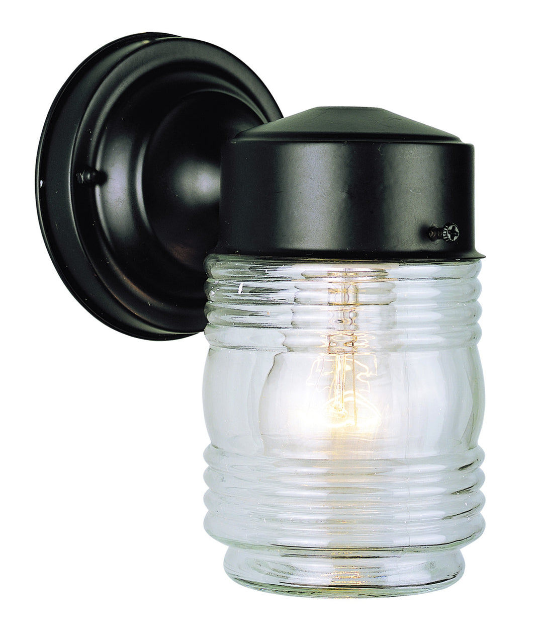 Quinn One Light Wall Lantern in Black - available from The Lighting Shoppe, trusted by Canadian homeowners