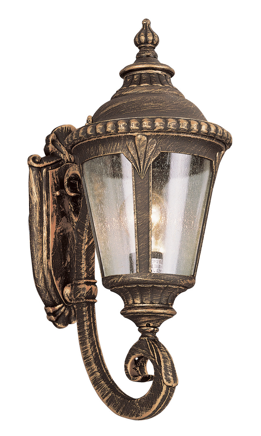 Commons One Light Wall Lantern in Black Gold - available from The Lighting Shoppe, trusted by Canadian homeowners