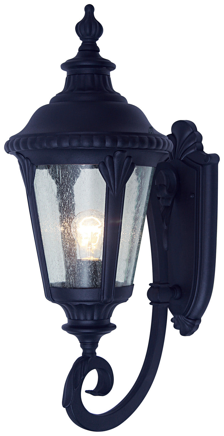 Commons One Light Wall Lantern in Black - available from The Lighting Shoppe, trusted by Canadian homeowners