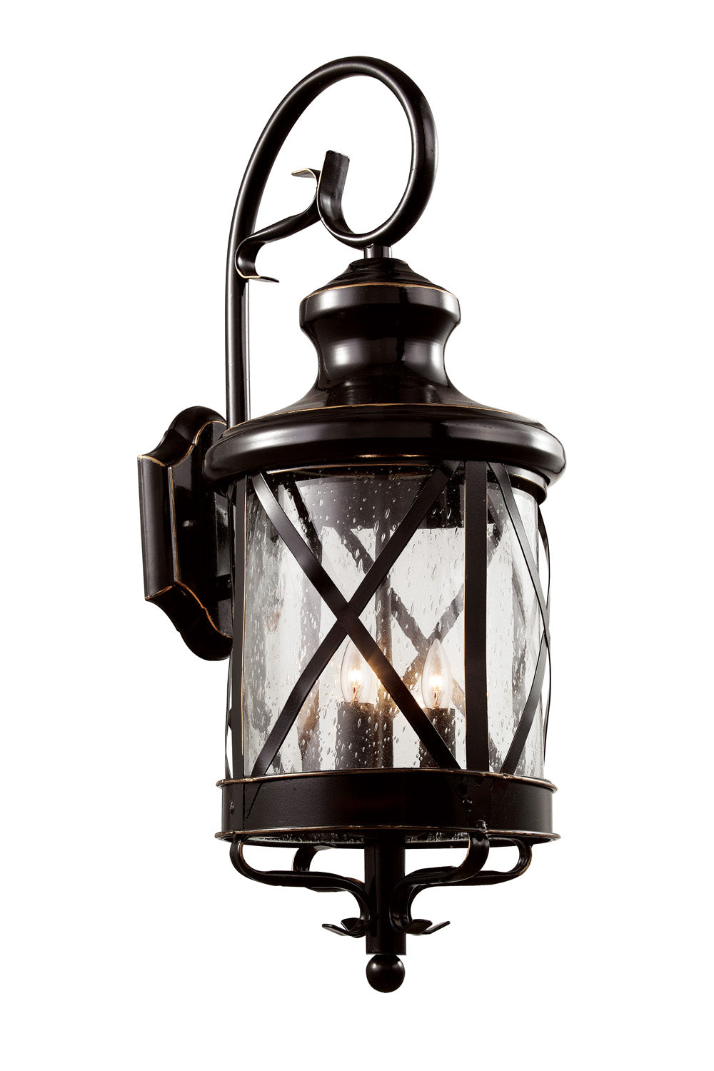 Chandler Four Light Wall Lantern in Rubbed Oil Bronze - available from The Lighting Shoppe, trusted by Canadian homeowners