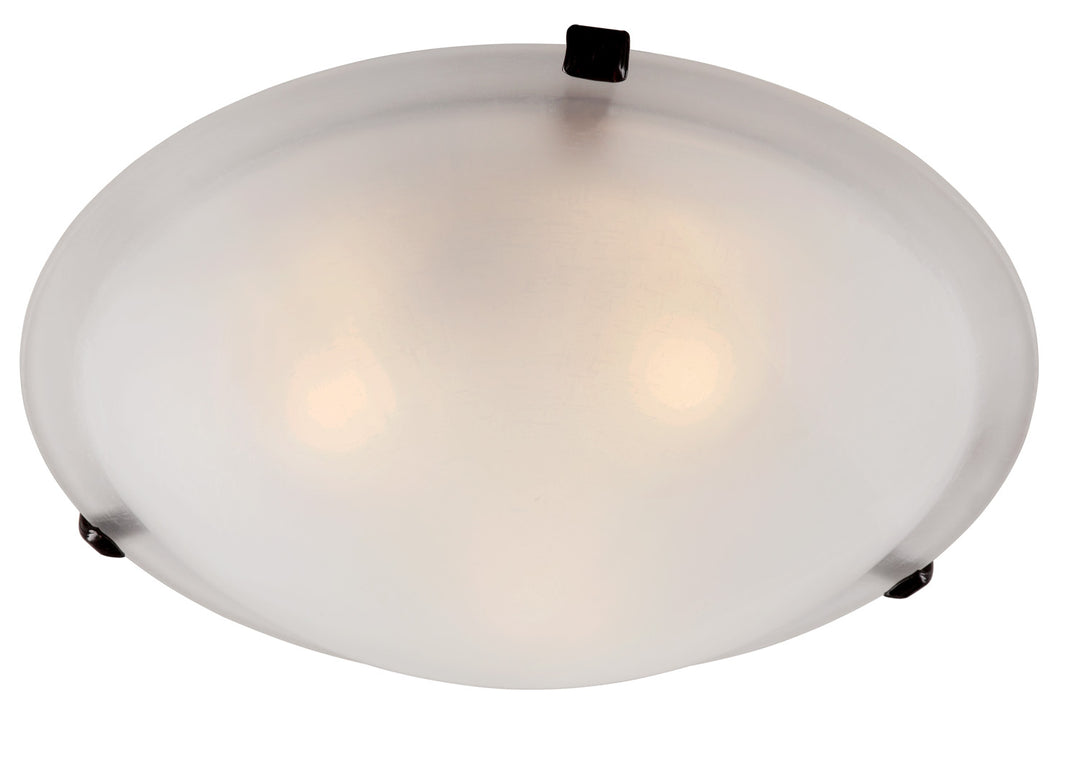 Cracka Two Light Flushmount in Rubbed Oil Bronze - available from The Lighting Shoppe, trusted by Canadian homeowners