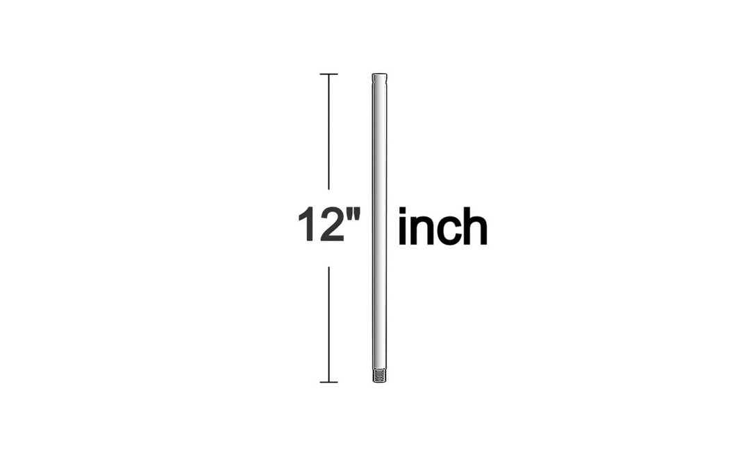 Universal Downrod in Polished Nickel - available from The Lighting Shoppe, trusted by Canadian homeowners