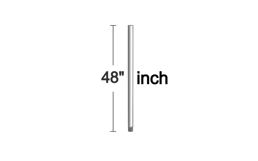 Universal Downrod in Polished Nickel - available from The Lighting Shoppe, trusted by Canadian homeowners
