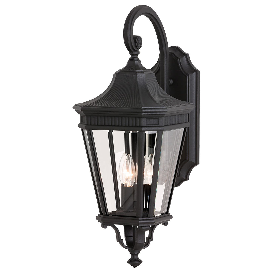 Generation Lighting Canada - OL5402BK - Three Light Outdoor Fixture - Cotswold Lane - Black