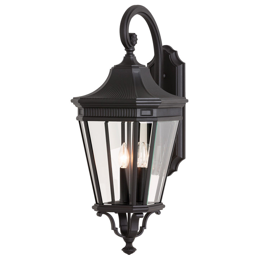 Generation Lighting Canada - OL5404BK - Three Light Outdoor Fixture - Cotswold Lane - Black