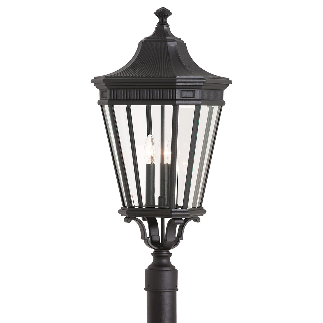 Cotswold Lane Three Light Outdoor Fixture in Black - available from The Lighting Shoppe, trusted by Canadian homeowners