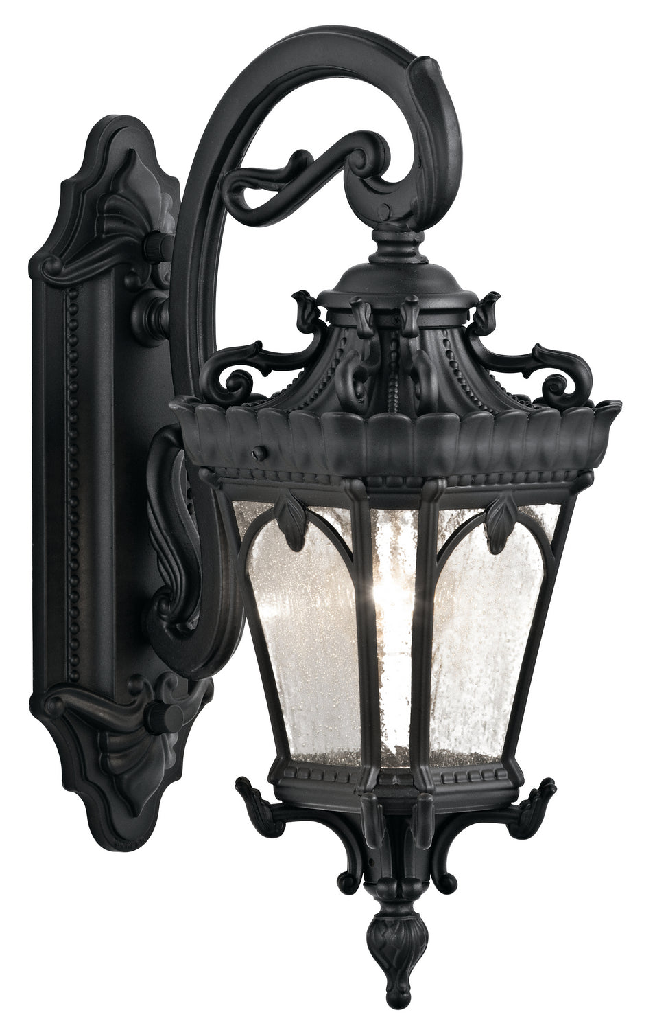 Kichler Canada - 9356BKT - One Light Outdoor Wall Mount - Tournai - Textured Black