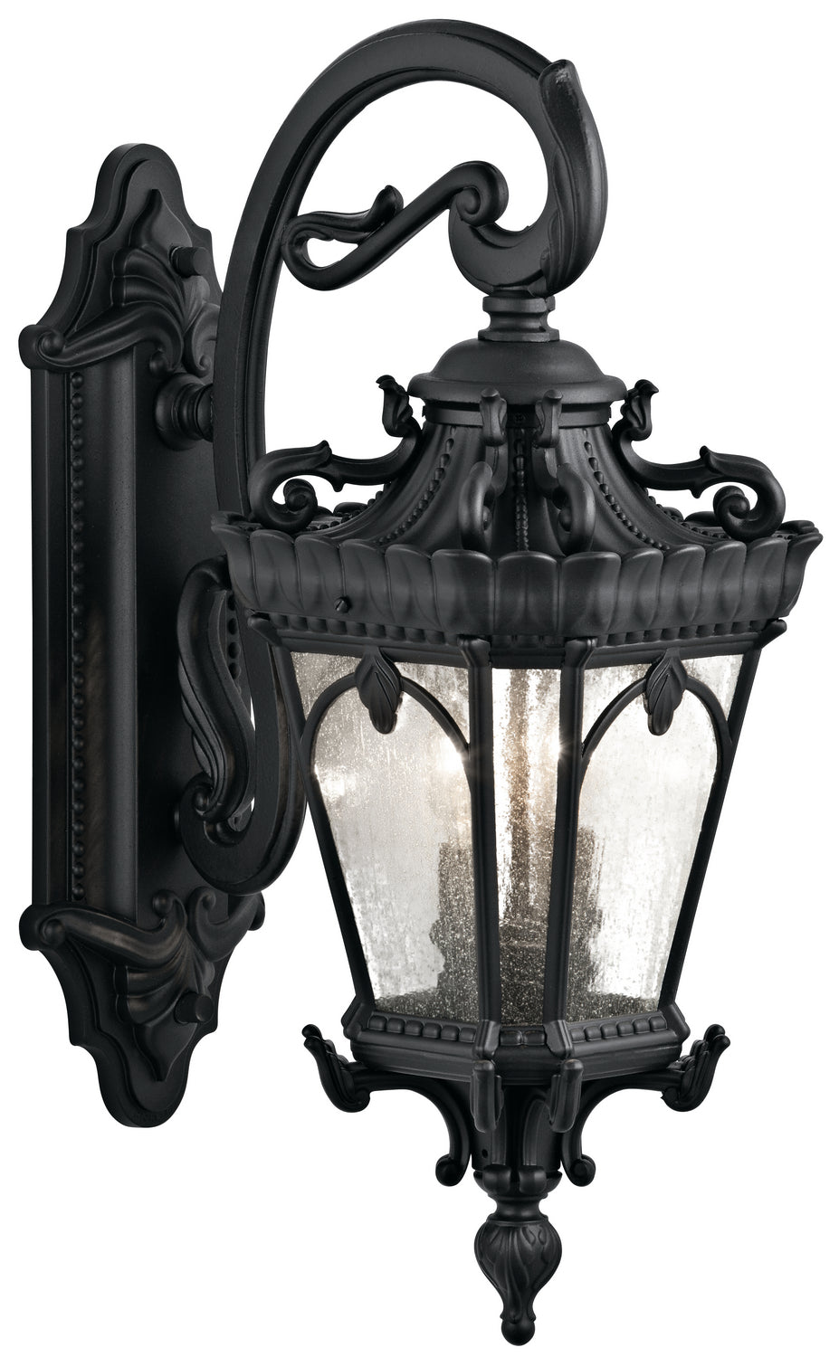 Kichler Canada - 9357BKT - Two Light Outdoor Wall Mount - Tournai - Textured Black