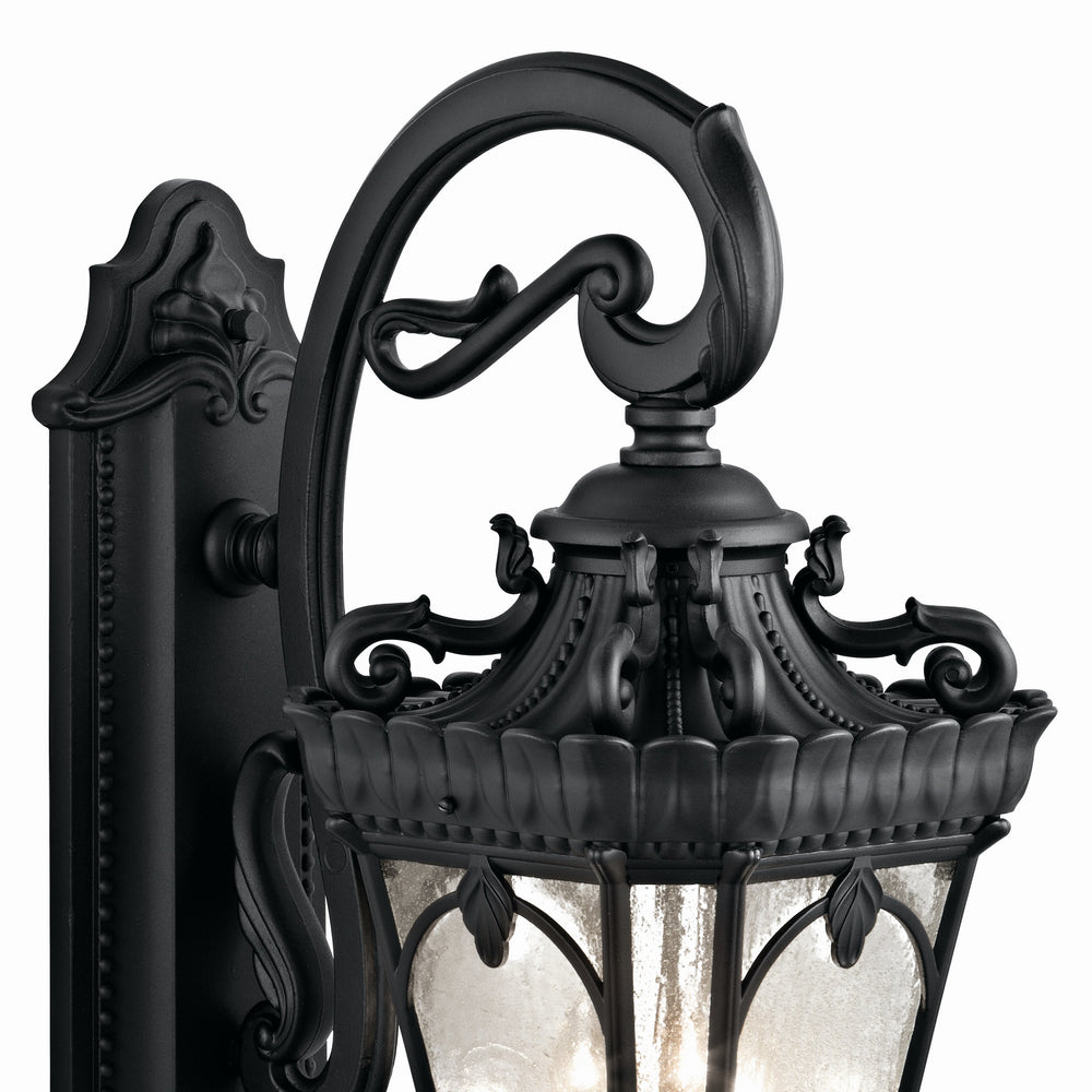 Kichler Canada - 9358BKT - Three Light Outdoor Wall Mount - Tournai - Textured Black
