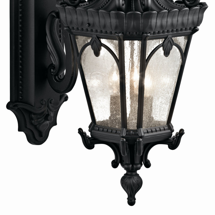 Kichler Canada - 9358BKT - Three Light Outdoor Wall Mount - Tournai - Textured Black