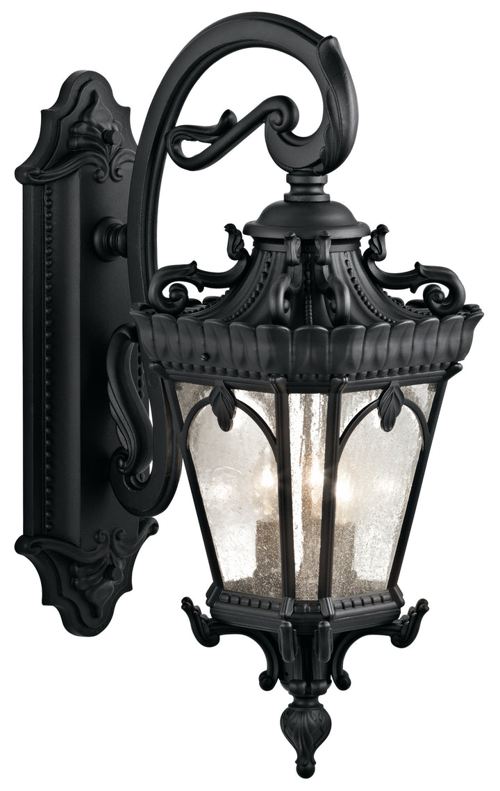 Kichler Canada - 9358BKT - Three Light Outdoor Wall Mount - Tournai - Textured Black