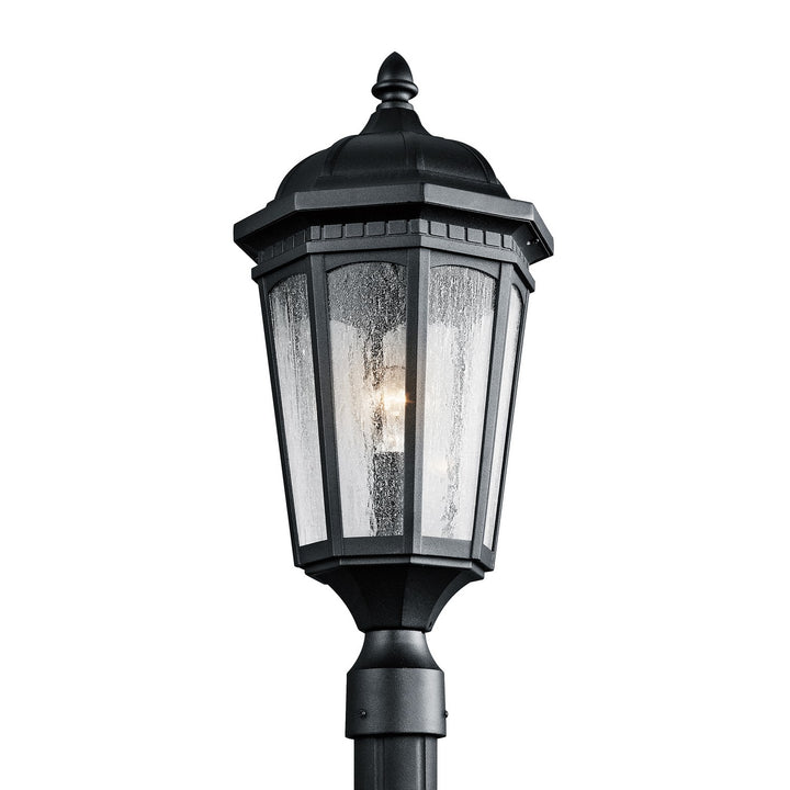 Kichler Canada - 9532BKT - One Light Outdoor Post Mount - Courtyard - Textured Black