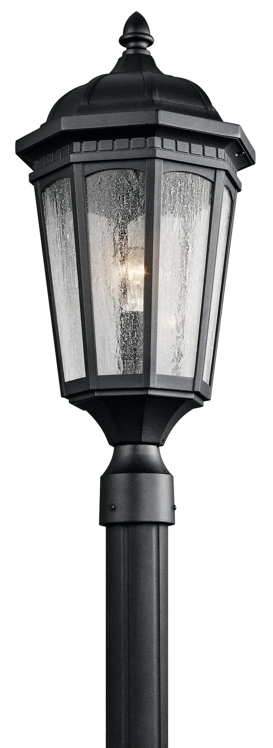 Kichler Canada - 9532BKT - One Light Outdoor Post Mount - Courtyard - Textured Black