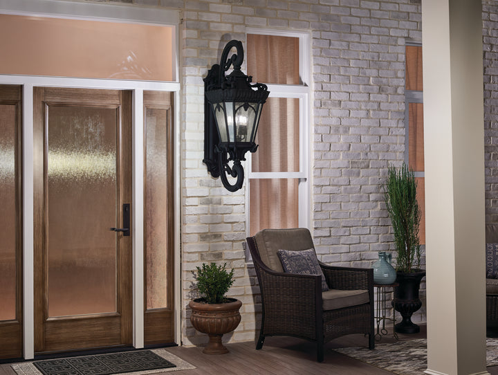 Kichler Canada - 9559BKT - Four Light Outdoor Post Mount - Tournai - Textured Black