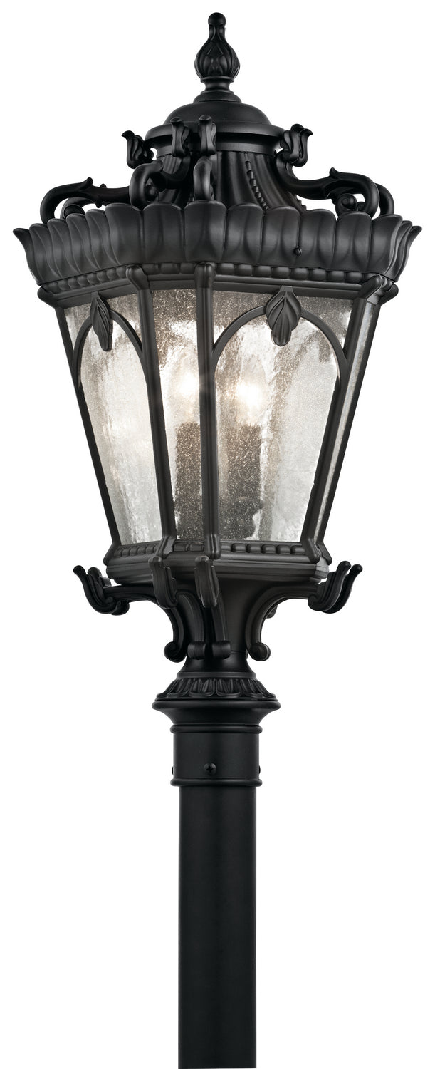 Kichler Canada - 9559BKT - Four Light Outdoor Post Mount - Tournai - Textured Black