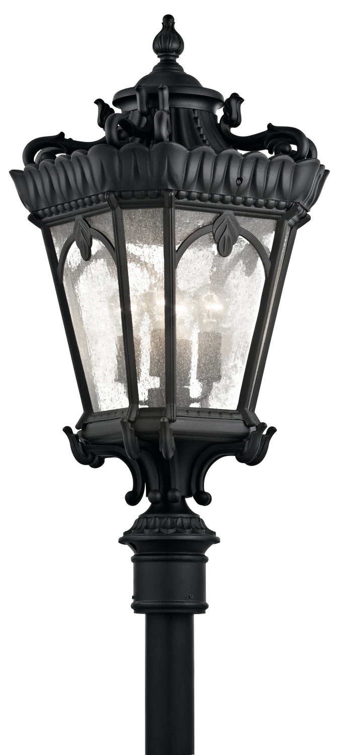 Kichler Canada - 9565BKT - Four Light Outdoor Post Mount - Tournai - Textured Black