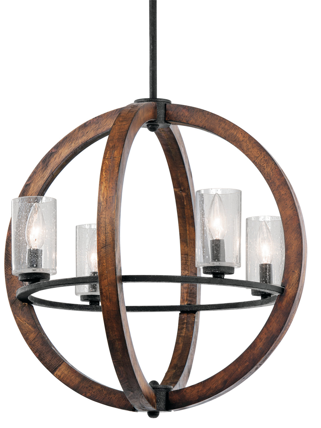 Kichler Canada - 43185AUB - Four Light Chandelier - Grand Bank - Auburn Stained
