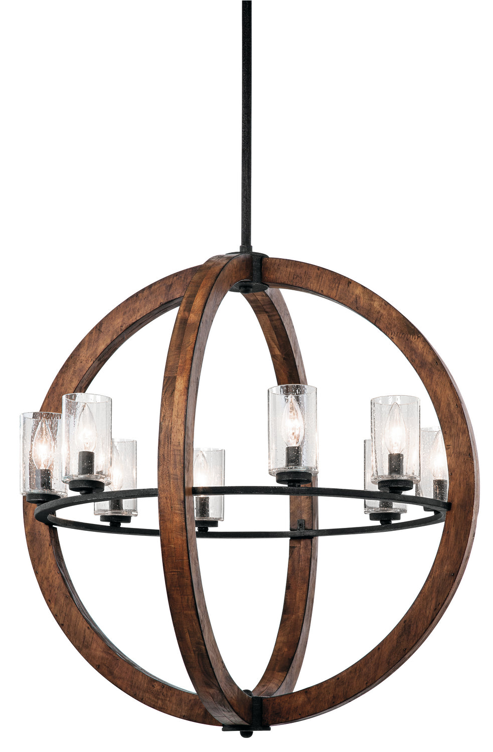 Kichler Canada - 43190AUB - Eight Light Chandelier - Grand Bank - Auburn Stained