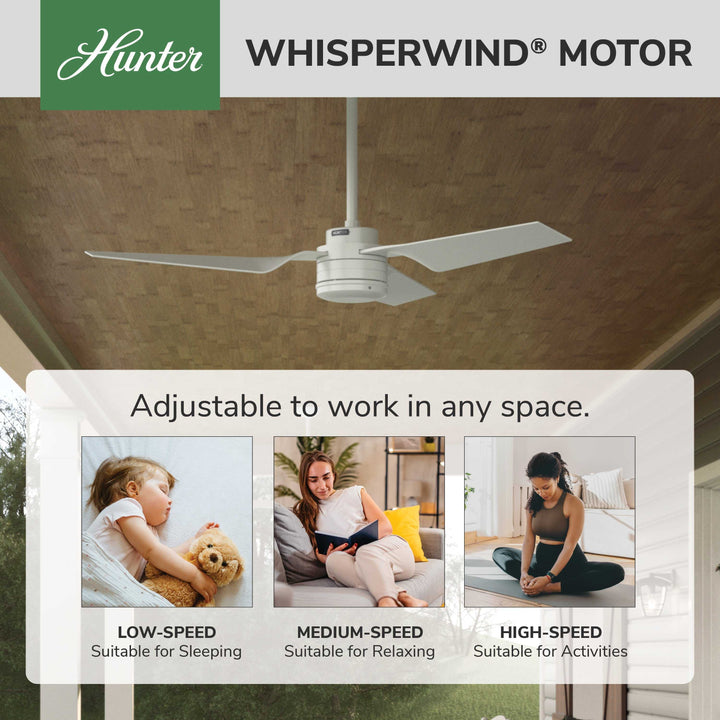 Cabo Frio Outdoor 52 inch Hunter Fan Canada