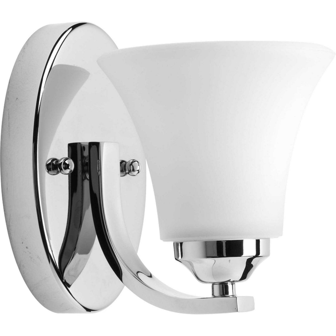 Adorn One Light Bath Bracket in Polished Chrome - available from The Lighting Shoppe, trusted by Canadian homeowners