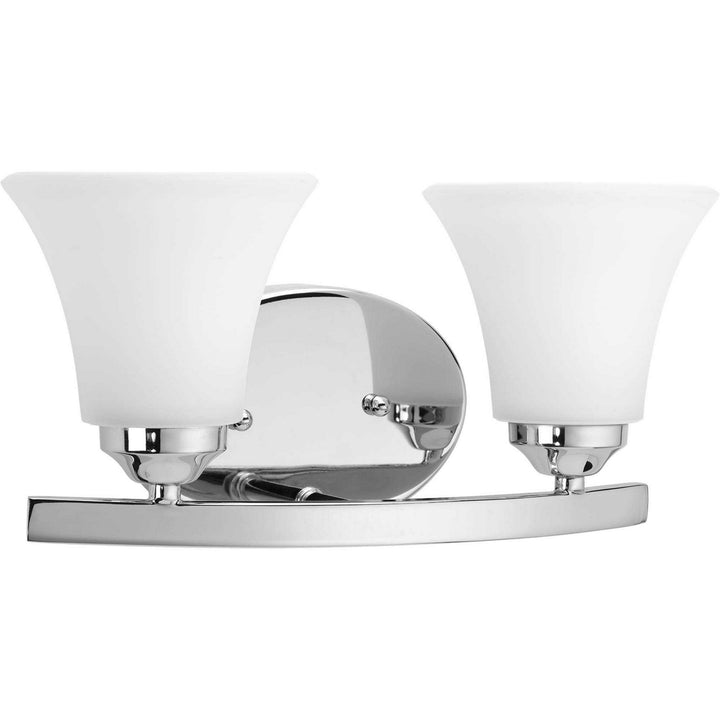 Adorn Two Light Bath Bracket in Polished Chrome - available from The Lighting Shoppe, trusted by Canadian homeowners