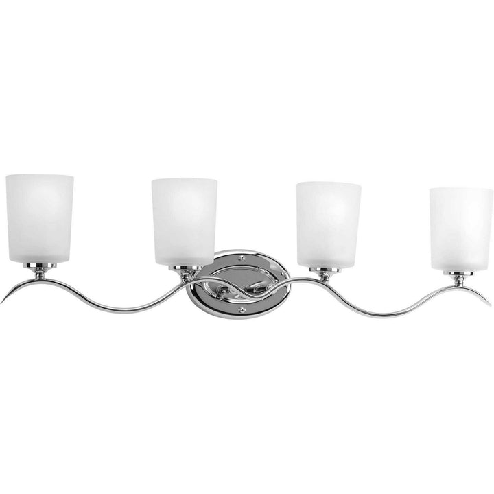 Inspire Four Light Bath in Polished Chrome - available from The Lighting Shoppe, trusted by Canadian homeowners