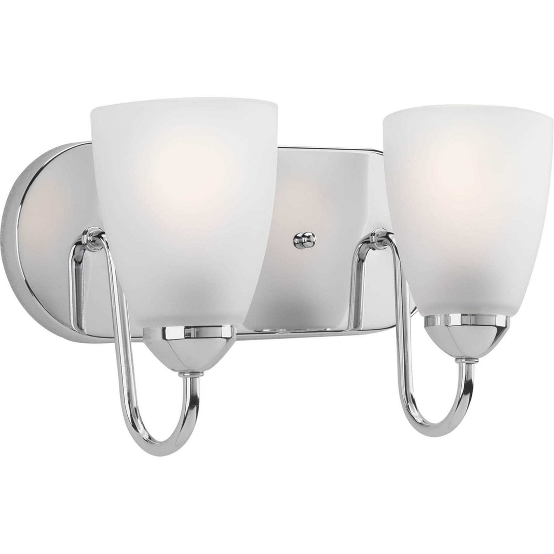 Gather Two Light Bath in Polished Chrome - available from The Lighting Shoppe, trusted by Canadian homeowners