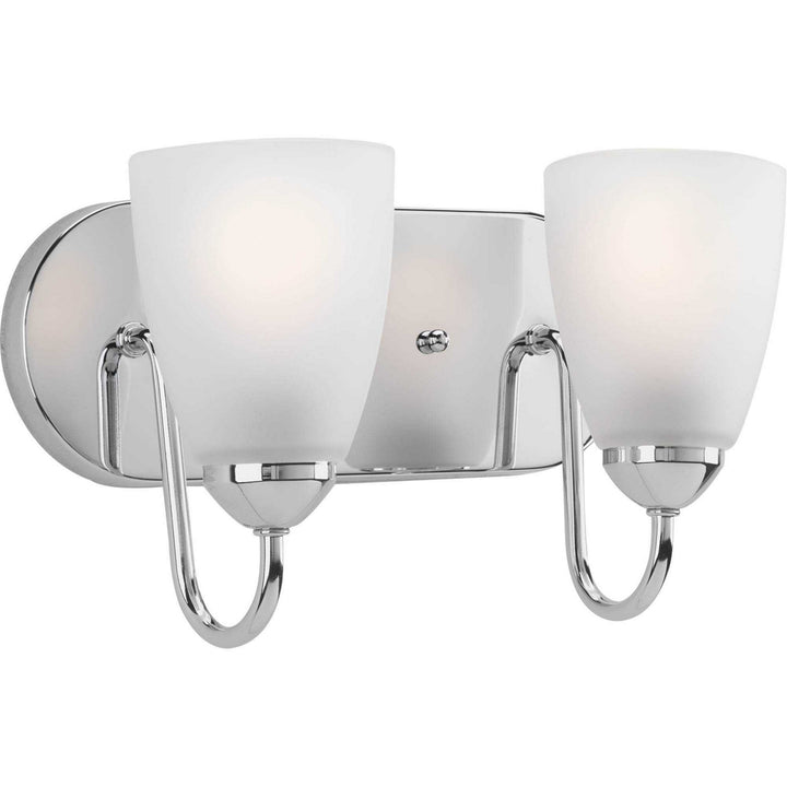 Gather Two Light Bath in Polished Chrome - available from The Lighting Shoppe, trusted by Canadian homeowners
