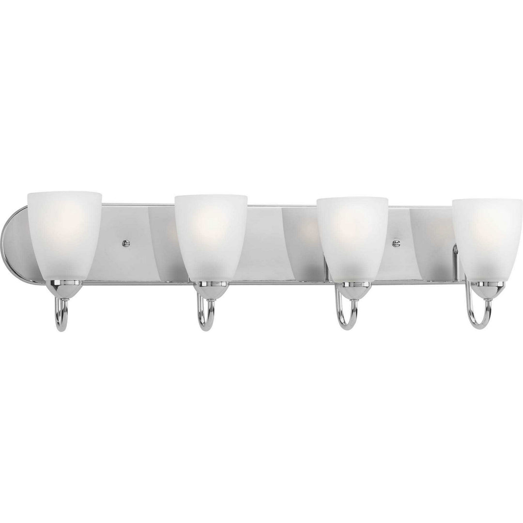 Gather Four Light Bath in Polished Chrome - available from The Lighting Shoppe, trusted by Canadian homeowners