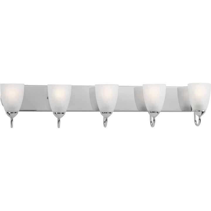 Gather Five Light Bath in Polished Chrome - available from The Lighting Shoppe, trusted by Canadian homeowners