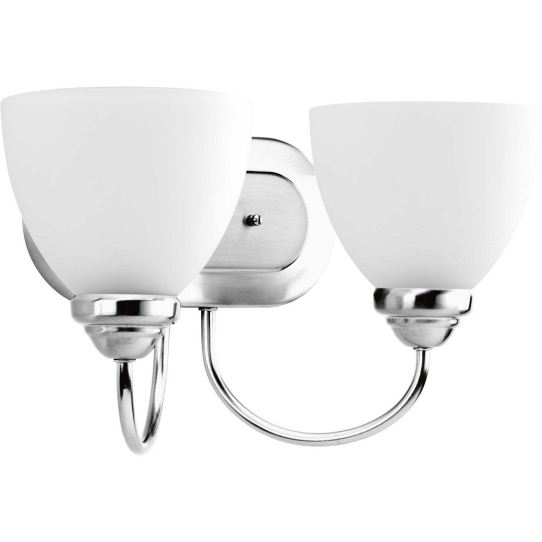 Heart Two Light Bath Bracket in Polished Chrome - available from The Lighting Shoppe, trusted by Canadian homeowners