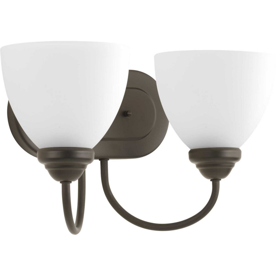 Heart Two Light Bath Bracket in Antique Bronze - available from The Lighting Shoppe, trusted by Canadian homeowners