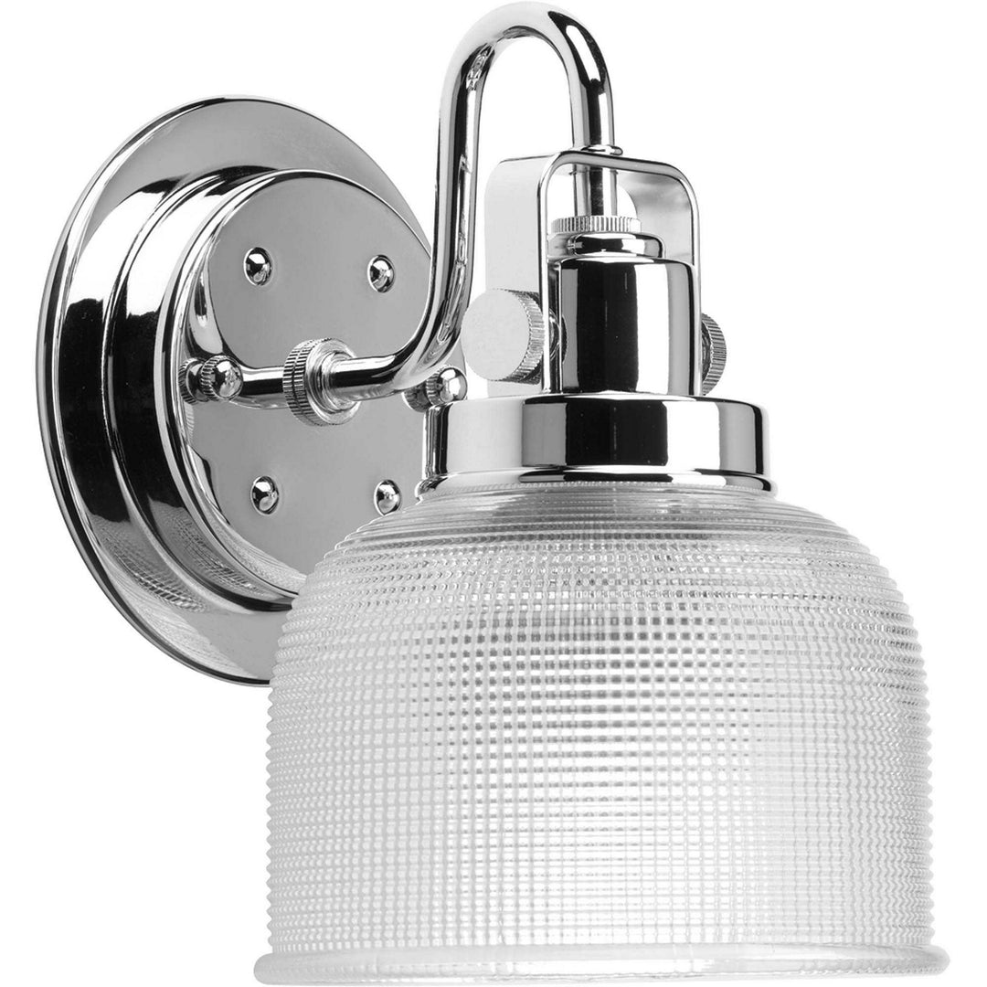 Archie One Light Bath Bracket in Polished Chrome - available from The Lighting Shoppe, trusted by Canadian homeowners