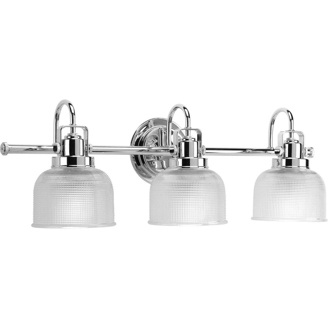 Archie Three Light Bath Bracket in Polished Chrome - available from The Lighting Shoppe, trusted by Canadian homeowners